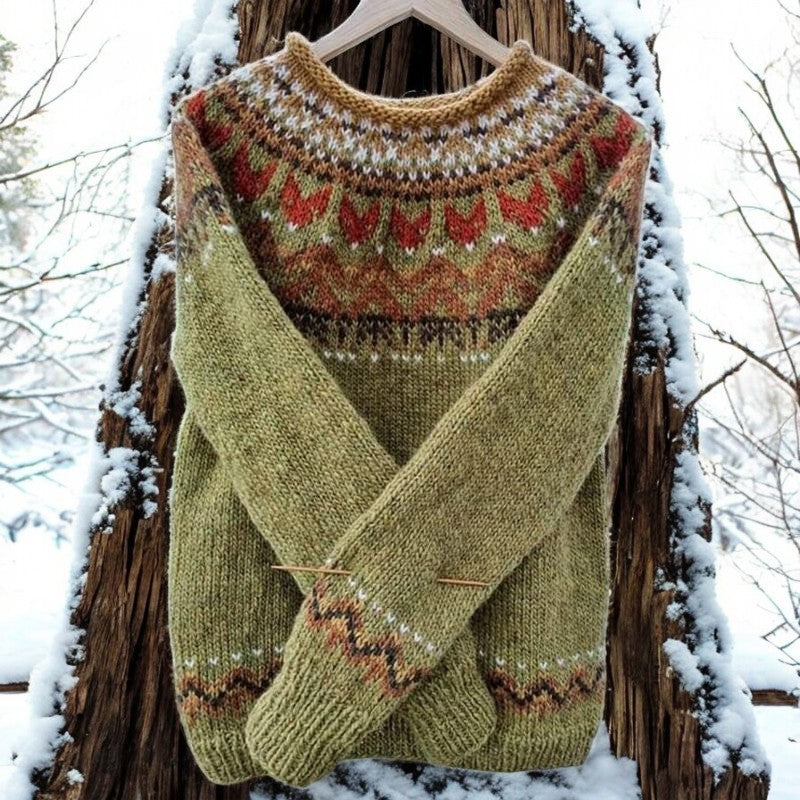 Ivana - Vintage crew neck sweater